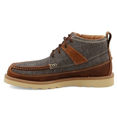 Image showing 6 th Twisted X Men's Wedge Sole Boots, 4 in., MCA0018
