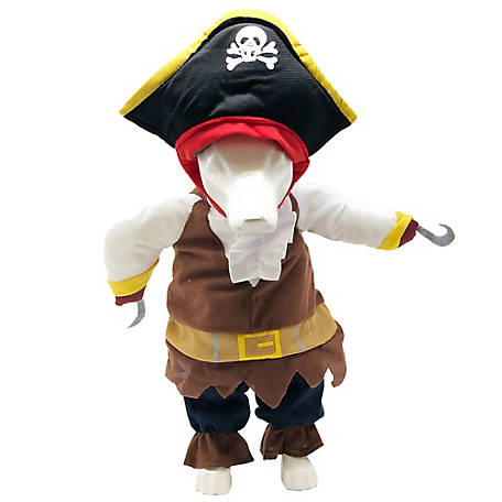 Pet Life Captain Snuggles' Pirate Pet Dog Costume Uniform