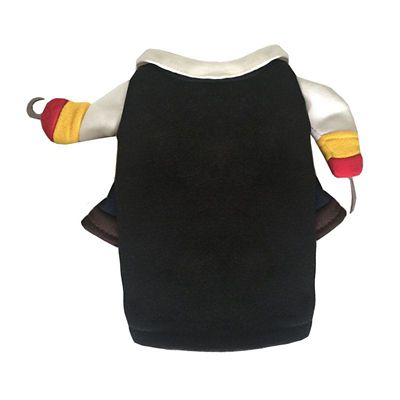 Image showing 4 th Pet Life Captain Snuggles' Pirate Pet Dog Costume Uniform