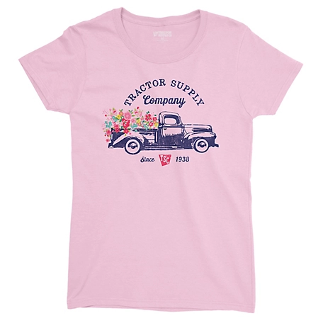 Lost Creek Women's Short-Sleeve Flower Truck T-Shirt