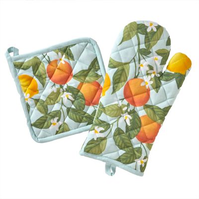 SKL Home Citrus Grove Oven Mitt/Pot Holder Set, 2 pc.