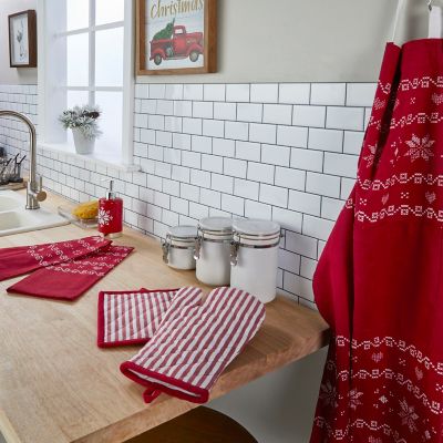 Image showing  Snowflake Winter Dish Towels, 2 pc.