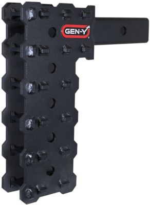 GEN-Y Hitch 2 in. Shank 7K lb. Capacity PHANTOM-X Hitch, 9.5 in. Drop, .7K lb. Tongue Weight, Hollow Shank