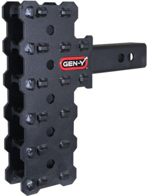 GEN-Y Hitch 2 in. Shank 7K lb. Capacity PHANTOM-X Hitch, 7 in. Offset Drop, .7K lb. Tongue Weight, Hollow Shank