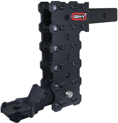 GEN-Y Hitch 2 in. Shank 7K lb. Capacity PHANTOM-X Hitch with GH-13051X Platinum Ball Mount, 9.5 in. Drop, .7K lb. Tongue