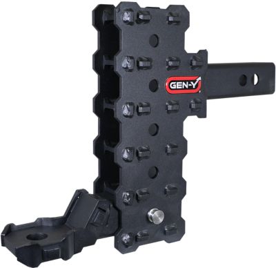 GEN-Y Hitch 2 in. Shank 7K lb. Capacity PHANTOM-X Hitch with GH-13051 x Platinum Ball Mount, 7 in. Offset Drop, .7K lb. Tongue