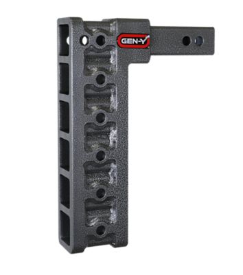 GEN-Y Hitch 2 in. Shank Mega-Duty Hitch, 12.5 in. Drop, 2,000 lb. Capacity, Stabilizer Kit Recommended