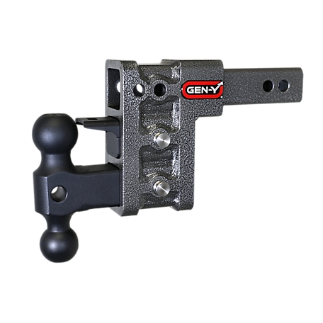 GEN-Y Hitch 2 in. Shank 10K lb. Capacity Mega-Duty Hitch with GH-031 Versa-Ball and GH-032 Pintle Lock, 5 in. Drop, 1.5K Tongue