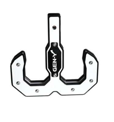 GEN-Y Hitch Hulk 2.0 16K Tow Hook 2 in. Shank Black/White, GH-0069-W