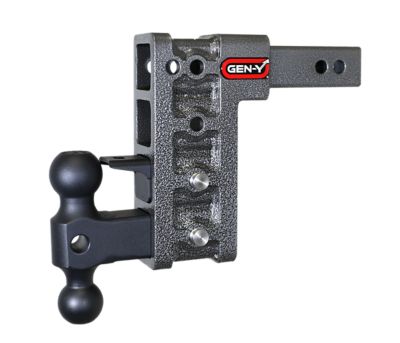 GEN-Y Hitch 2 in. Shank 10K lb. Capacity Mega-Duty Pintle Lock Hitch with GH-031 Versa-Ball, 7.5 in. Drop, 1.5K Tongue Weight