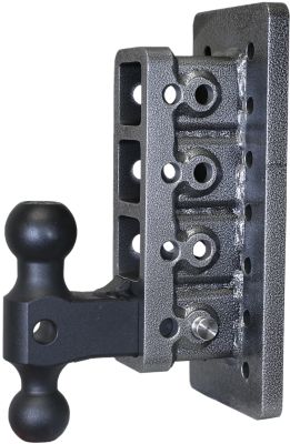 GEN-Y Hitch 2 in. Shank 16K lb. Capacity Mega-Duty Bolt-On Hitch with GH-051 Versa-Ball, 7.5 in. Drop, 2K lb. Tongue Weight
