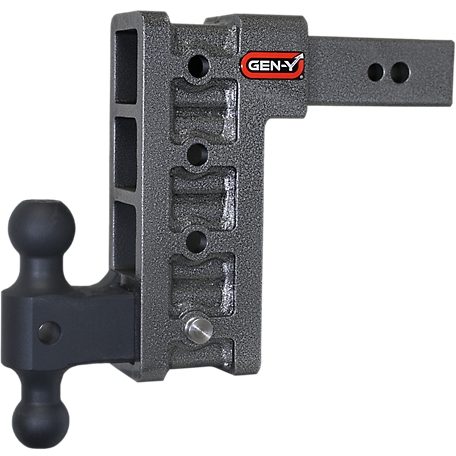GEN-Y Hitch 2.5 in. Shank 32K lb. Capacity Mega-Duty Hitch with GH-0161 Versa-Ball, 9 in. Drop, 3.5K lb. Tongue Weight