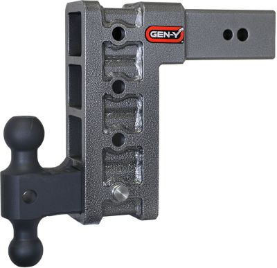 GEN-Y Hitch 3 in. Shank 32K lb. Capacity Mega-Duty 9 Hitch with GH-0161 Versa-Ball, 9 in. Drop, 3.5K lb. Tongue Weight