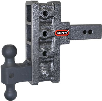 GEN-Y Hitch 2.5 in. Shank 32K lb. Capacity Mega-Duty Hitch with GH-0161 Versa-Ball, 6 in. Offset Drop, 3.5K lb. Tongue Weight