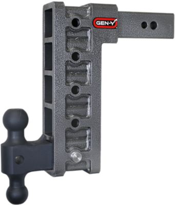 GEN-Y Hitch 2.5 in. Shank 32K lb. Capacity Mega-Duty Hitch with GH-0161 Versa-Ball, 12 in. Drop, 3.5K lb. Tongue Weight