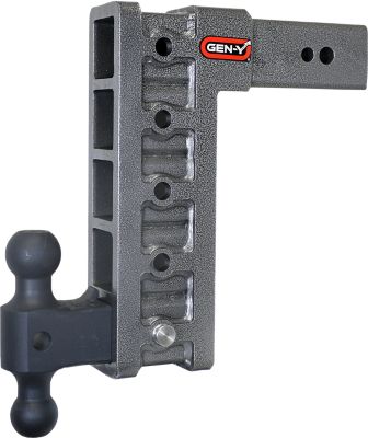 GEN-Y Hitch 3 in. Shank 32K lb. Capacity Mega-Duty Hitch with GH-0161 Versa-Ball, 12 in. Drop, 3.5K lb. Tongue Weight