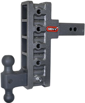 GEN-Y Hitch 2.5 in. Shank 32K lb. Capacity Mega-Duty Hitch with GH-0161 Versa-Ball, 9 in. Offset Drop, 3.5K lb. Tongue Weight