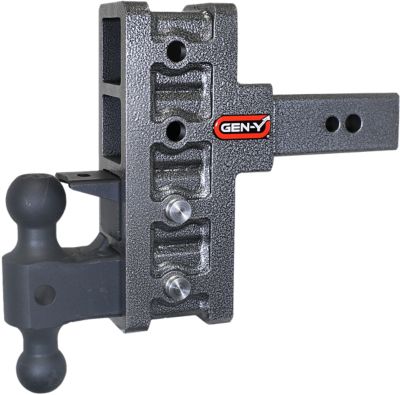 GEN-Y Hitch 2.5 in. Shank 32K lb. Capacity Mega-Duty Pintle Lock Hitch, GH-0161 Versa-Ball, 6 in. Offset Drop, 3.5K lb. Tongue