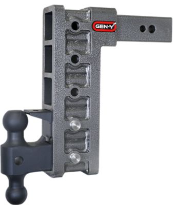 GEN-Y Hitch 2.5 in. Shank 32K lb. Capacity Mega-Duty Pintle Lock Hitch with GH-0161 Versa-Ball, 12 in. Drop, 3.5K lb. Tongue