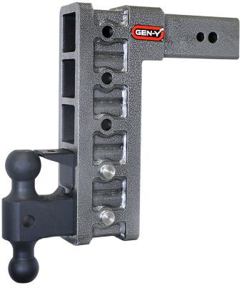 GEN-Y Hitch 3 in. Shank 32K lb. Capacity Mega-Duty Pintle Lock Hitch with GH-0161 Versa-Ball, 12 in. Drop, 3.5K lb. Tongue