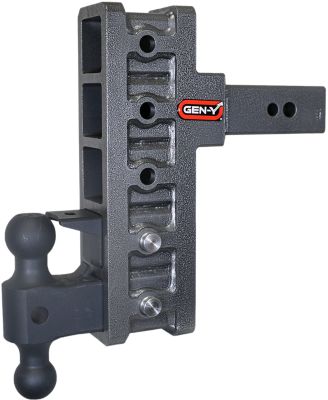 GEN-Y Hitch 2.5 in. Shank 32K lb. Capacity Mega-Duty Pintle Lock Hitch, GH-0161 Versa-Ball, 9 in. Offset Drop, 3.5K lb. Tongue