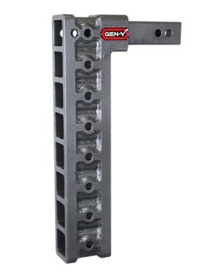 GEN-Y Hitch 2 in. Shank Mega-Duty Hitch with Stabilizer Kit, 17.5 in. Drop, 1,500 lb. Capacity