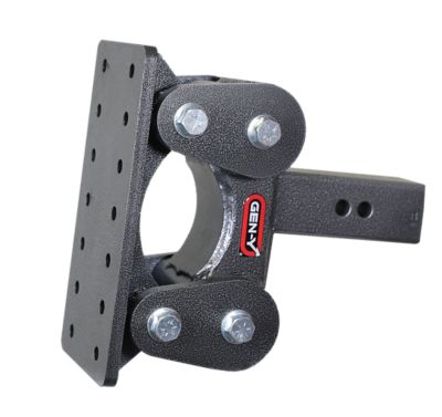 GEN-Y Hitch 2.5 in. Receiver The Boss Torsion-Flex Pintle Plate Hitch, 5.5 in. Drop, 1,700 lb. Capacity