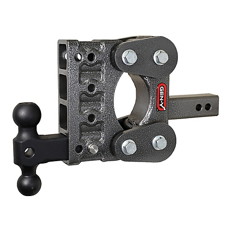 GEN-Y Hitch 2 in. Shank 10K lb. Capacity The Boss Torsion-Flex Hitch with GH-031 Versa-Ball, 5 in. Drop, 1.1K lb. Tongue Weight