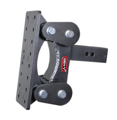 GEN-Y Hitch 2.5 in. Receiver The Boss Torsion-Flex Pintle Plate Hitch, 6.5 in. Drop, 2,400 lb. Capacity