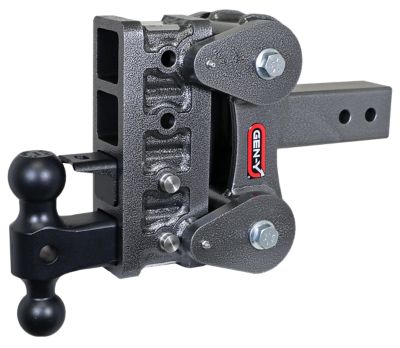 GEN-Y Hitch 2.5 in. Shank 10K lb. Capacity The Boss Torsion-Flex Hitch with GH-031 Dual-Ball/GH-032 Pintle Lock, 5 in. Drop