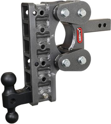 GEN-Y Hitch 2 in. Shank 16K lb. Capacity The Boss Torsion-Flex Hitch with GH-051 Dual Ball, 10 in. Drop, 1.7K lb. Tongue Weight