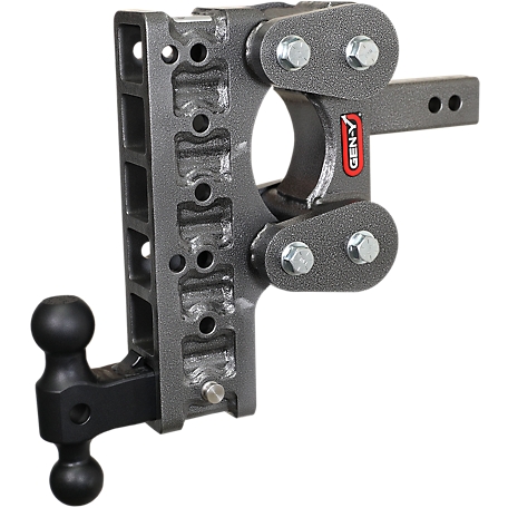 GEN-Y Hitch 2 in. Shank 16K lb. Capacity The Boss Torsion-Flex Hitch with GH-051 Dual Ball, 10 in. Drop, 1.7K lb. Tongue Weight