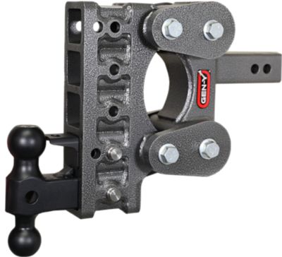 GEN-Y Hitch 2 in. Shank 16K lb. Capacity The Boss Torsion-Flex Hitch with GH-051 Dual Ball/GH-032 Pintle Lock, 7.5 in. Drop