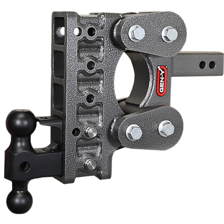 GEN-Y Hitch 2 in. Shank 16K lb. Capacity The Boss Torsion-Flex Hitch with GH-051 Dual Ball/GH-032 Pintle Lock, 7.5 in. Drop