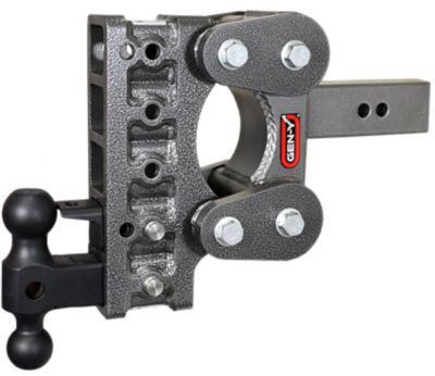 GEN-Y Hitch 2.5 in. Shank 10K lb. Capacity The Boss Torsion-Flex Hitch with GH-031 Dual-Ball/GH-032 Pintle Lock, 7.5 in. Drop