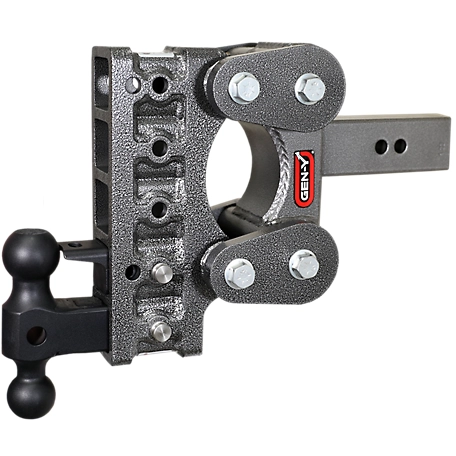 GEN-Y Hitch 2.5 in. Shank 10K lb. Capacity The Boss Torsion-Flex Hitch with GH-031 Dual-Ball/GH-032 Pintle Lock, 7.5 in. Drop