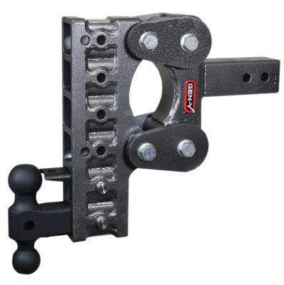 GEN-Y Hitch 2.5 in. Shank The Boss Torsion-Flex Dual-Ball Hitch with Pintle Lock, 10 in. Drop, 10,000 lb. Capacity