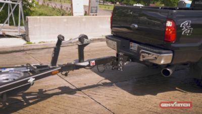 Image showing  2.5 in. Shank 21K lb. Capacity The Boss Torsion-Flex Hitch, 7 in. Drop, 2.4K lb. Tongue, Weight Distribution Shank