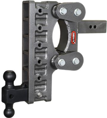 GEN-Y Hitch 2.5 in. Shank The Boss Torsion-Flex Dual Ball Hitch, 12 in. Drop, 2,400 lb. Capacity