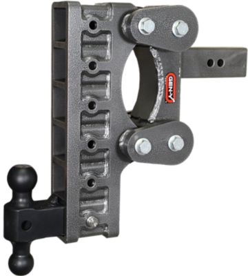 GEN-Y Hitch 2.5 in. Shank 21K lb. Capacity The Boss Torsion-Flex 21K Hitch with GH-061 Dual-Ball, 12 in. Drop, 2.4K lb. Tongue