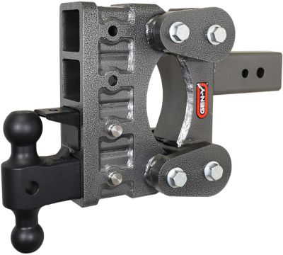 GEN-Y Hitch 3 in. Shank 21K lb. Capacity The Boss Torsion-Flex Hitch with GH-061 Dual-Ball/GH-062 Pintle Lock, 6 in. Drop