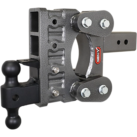 GEN-Y Hitch 3 in. Shank 21K lb. Capacity The Boss Torsion-Flex Hitch with GH-061 Dual-Ball/GH-062 Pintle Lock, 6 in. Drop