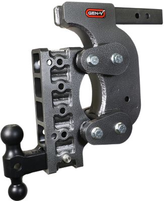 GEN-Y Hitch 2 in. Shank The Boss Torsion-Flex Hitch with Versa-Ball and Stabilizer Kit, 15 in. Drop