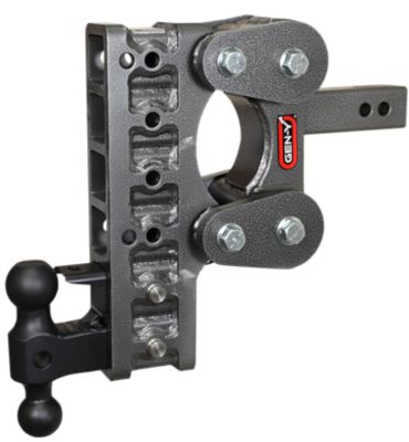 GEN-Y Hitch 3 in. Shank The Boss Torsion-Flex Hitch with Versa-Ball and Pintle Lock, 12 in. Drop, 21,000 lb. Capacity