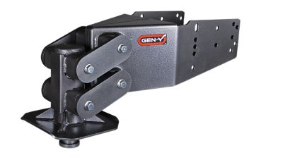 GEN-Y Hitch 30K lb. Capacity Executive Torsion-Flex Fifth Wheel King Pin Box, 2.5K-4.5K Pin Weight