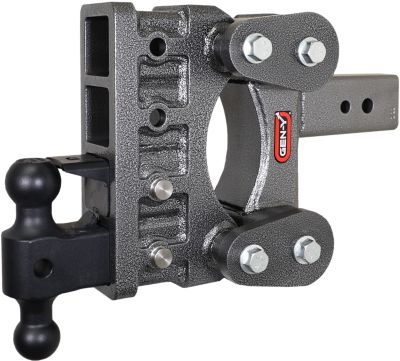 GEN-Y Hitch 3 in. Shank The Boss Torsion-Flex Hitch with Versa-Ball and Pintle Lock, 6 in. Drop, 32,000 lb. Capacity