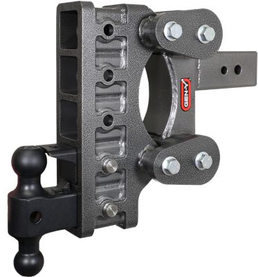 GEN-Y Hitch 3 in. Shank The Boss Torsion-Flex Hitch with Versa-Ball and Pintle Lock, 9 in. Drop, 32,000 lb. Capacity