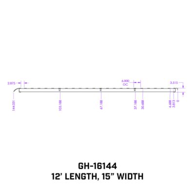 Image showing  8,000 lb. Capacity Heavy-Duty 12 ft. Aluminum Loading Ramps, 15 in. x 144 in., 2-Pack