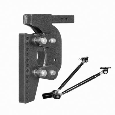 GEN-Y Hitch 2.5 in. Shank 21K lb. Capacity The Boss Torsion-Flex Hitch, 17.5 in. Drop, Weight Distribution Shank