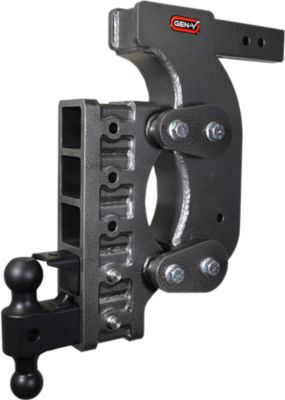 GEN-Y Hitch 2.5 in. Receiver 21K lb. Capacity The Boss Torsion-Flex Pintle Lock Hitch with Versa-Ball/GH-0100 Kit, 18 in. Drop